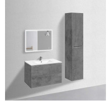 Комплект мебели бетон 91,5 см Vincea Mia VMC-2MC900BT + VBS-13990 + VLM-3VN800