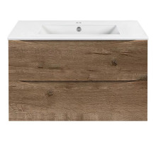 Тумба с раковиной дуб винтаж 81,5 см Vincea Mia VMC-2MC800VO + VBS-13980