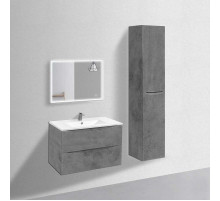 Комплект мебели бетон 81,5 см Vincea Mia VMC-2MC800BT + VBS-13980 + VLM-3VN800