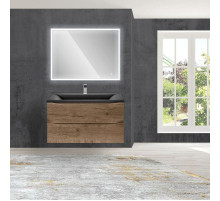 Комплект мебели дуб винтаж 90 см Vincea Mia VMC-2MA900VO + VCB-3M900B + VLM-3VN900