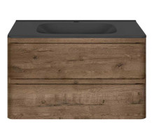 Тумба с раковиной дуб винтаж 79,4 см Vincea Vico VMC-2V800VO + VCB-2VP800B