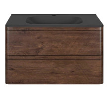 Тумба с раковиной темный дуб 79,4 см Vincea Vico VMC-2V800RW + VCB-2VP800B