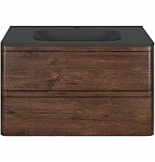 Тумба с раковиной темный дуб 79,4 см Vincea Vico VMC-2V800RW + VCB-2VP800B