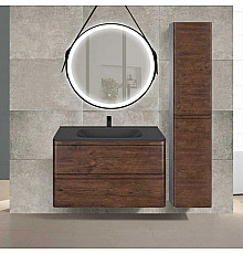 Комплект мебели темный дуб 79,4 см Vincea Vico VMC-2V800RW + VCB-2VP800B + VLM-2N700+