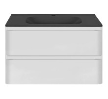 Тумба с раковиной белый глянец 79,4 см Vincea Vico VMC-2V800GW + VCB-2VP800B