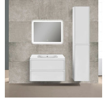 Комплект мебели белый глянец 79,4 см Vincea Vico VMC-2V800GW + VCB-2VP800W + VLM-2A800