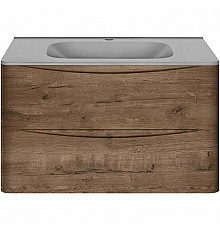 Тумба с раковиной дуб винтаж 79,4 см Vincea Paola VMC-2P800VO + VCB-2VP800G