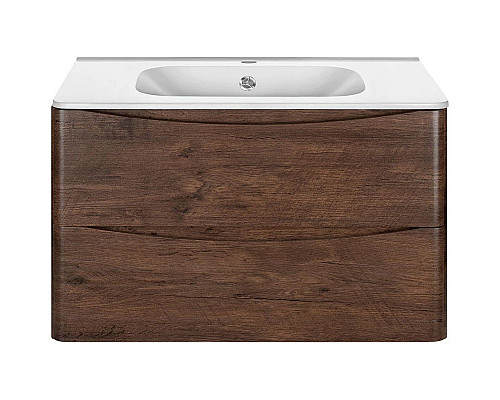 Santeh-Crystal.ru: Тумба с раковиной темный дуб 79,4 см Vincea Paola VMC-2P800RW + VCB-2VP800W Купить Тумба с раковиной темный дуб 79,4 см Vincea Paola VMC-2P800RW + VCB-2VP800W в магазине сантехники Santeh-Crystal.ru