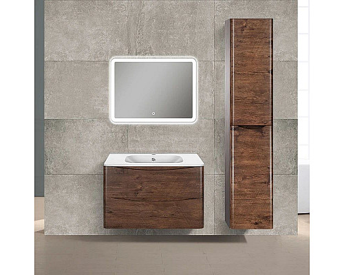Santeh-Crystal.ru: Тумба с раковиной темный дуб 79,4 см Vincea Paola VMC-2P800RW + VCB-2VP800W Купить Тумба с раковиной темный дуб 79,4 см Vincea Paola VMC-2P800RW + VCB-2VP800W в магазине сантехники Santeh-Crystal.ru