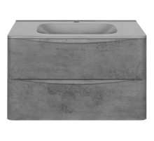 Тумба с раковиной бетон 79,4 см Vincea Paola VMC-2P800BT + VCB-2VP800G