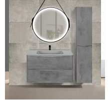 Комплект мебели бетон 79,4 см Vincea Paola VMC-2P800BT + VCB-2VP800G + VLM-2N700+