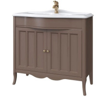 Тумба шоколад матовый 89 см Caprigo Marsel 33813-TP809