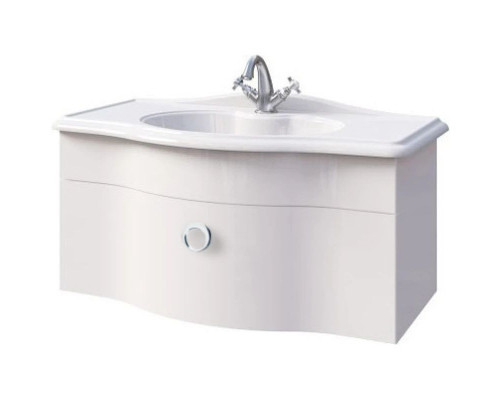 Купить Тумба белый матовый 85 см Caprigo Nokturn 1313-TP811 в магазине сантехники Santeh-Crystal.ru