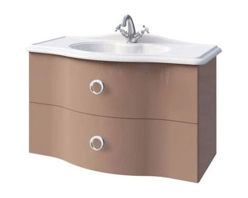 Приобрести Тумба капучино глянец 85 см Caprigo Nokturn 1319-TP019 в магазине сантехники Santeh-Crystal.ru