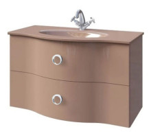 Тумба капучино глянец 85 см Caprigo Nokturn 1319-TP019