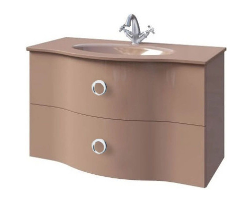 Приобрести Тумба капучино глянец 85 см Caprigo Nokturn 1319-TP019 в магазине сантехники Santeh-Crystal.ru