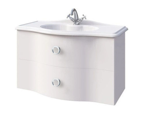 Заказать Тумба белый матовый 85 см Caprigo Nokturn 1319-TP811 в магазине сантехники Santeh-Crystal.ru