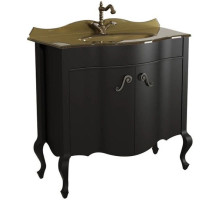 Тумба черный матовый 90,6 см Caprigo Bourget 11024-B042