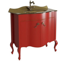 Тумба красный матовый 90,6 см Caprigo Bourget 11024-B014