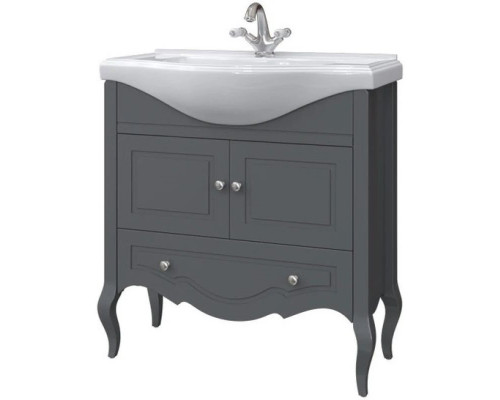 Купить Тумба графит матовый 80,8 см Caprigo Verona 33523-TP810 в магазине сантехники Santeh-Crystal.ru