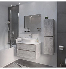 Комплект мебели светлый цемент 80 см Grossman Эдванс 108010 + GR-3020 + 208007