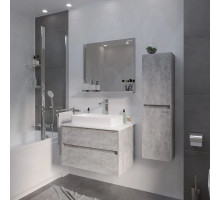 Комплект мебели светлый цемент 80 см Grossman Эдванс 108010 + GR-3031 + 208007