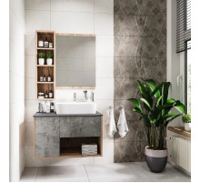 Комплект мебели дуб веллингтон/бетон 80 см Grossman Бруно 108008 + GR-3016 + 205506