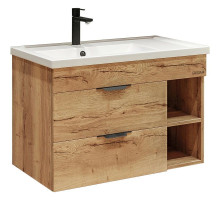 Тумба с раковиной дуб галифакс 81 см Grossman Форта 108004 + 30469