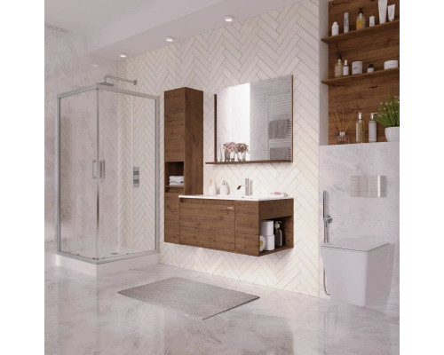 Приобрести Комплект мебели дуб веллингтон 86 см Grossman Тенза 108503 + Y18298 + 208501 в магазине сантехники Santeh-Crystal.ru