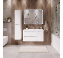 Комплект мебели белый глянец 90,1 см Grossman Адель 109003 + 4627173210256 + 209004