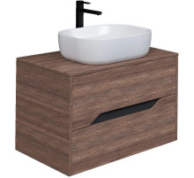 Тумба с раковиной дуб винтаж/графит 80 см Grossman Лайф 108015 + GR-3020