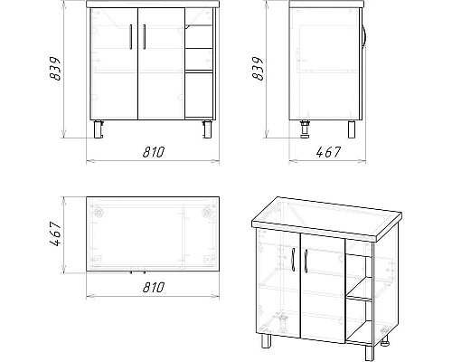 Santeh-Crystal.ru: Комплект мебели дуб сонома/серый матовый 77 см Grossman Флай 108002 + 508002 + GR-3016 + 206001 Приобрести Комплект мебели дуб сонома/серый матовый 77 см Grossman Флай 108002 + 508002 + GR-3016 + 206001 в магазине сантехники Santeh-Crystal.ru