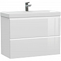 Тумба белый глянец 77,6 см Cersanit Moduo Slim 64126