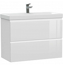 Тумба белый глянец 77,6 см Cersanit Moduo Slim 64126