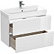 Купить Тумба белый глянец 77,6 см Cersanit Moduo Slim 64126 в магазине сантехники Santeh-Crystal.ru