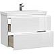 Купить Тумба белый глянец 77,6 см Cersanit Moduo Slim 64126 в магазине сантехники Santeh-Crystal.ru