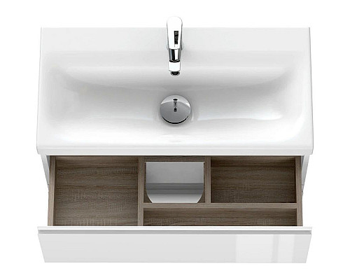 Купить Тумба белый глянец 77,6 см Cersanit Moduo Slim 64126 в магазине сантехники Santeh-Crystal.ru