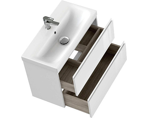Купить Тумба белый глянец 77,6 см Cersanit Moduo Slim 64126 в магазине сантехники Santeh-Crystal.ru