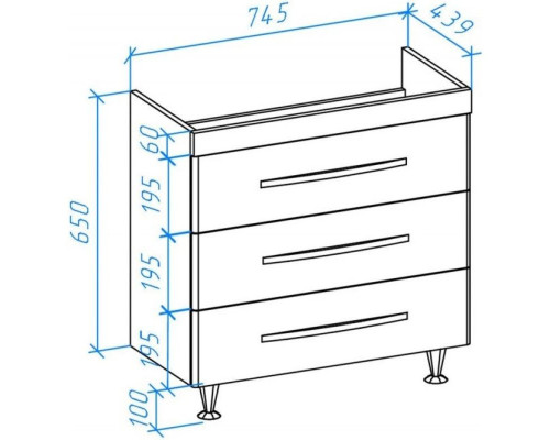 Приобрести Тумба с раковиной красный глянец/белый глянец 80 см Bellezza Рокко 4635313660038 + 4620000148579 в магазине сантехники Santeh-Crystal.ru