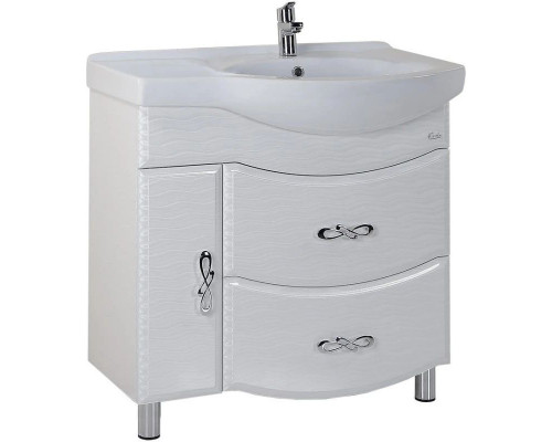 Заказать Тумба белый глянец 80,1 см Onika Вальс 108209 в магазине сантехники Santeh-Crystal.ru