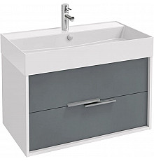 Тумба белый глянец/серый матовый 79,9 см Jacob Delafon Vivienne EB1667-J5-J54