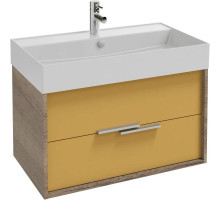 Тумба дуб табак/императорский желтый глянец 79,9 см Jacob Delafon Vivienne EB1507-E52-G1N