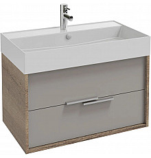 Тумба дуб табак/серый титан матовый 79,9 см Jacob Delafon Vivienne EB1584-E52-M54