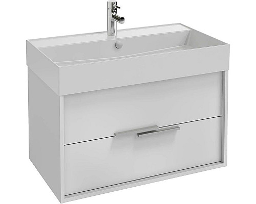 Заказать Тумба белый/белый глянец 79,9 см Jacob Delafon Vivienne EB1584-N18-G1C в магазине сантехники Santeh-Crystal.ru