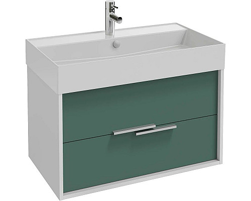 Купить Тумба белый/эвкалипт матовый 79,9 см Jacob Delafon Vivienne EB1584-N18-M87 в магазине сантехники Santeh-Crystal.ru