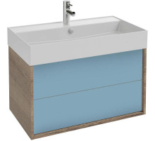 Тумба дуб табак/аквамарин сатин 79,9 см Jacob Delafon Vivienne EB1584-E52-S50