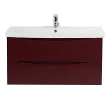 Тумба Bordo Lucido 86,8 см BelBagno Marino MARINO-CER-900-2C-SO-BRDL-P