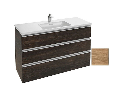 Заказать Тумба ореховое дерево 120 см 3 ящика Jacob Delafon Vox EB2041-RA-E16 в магазине сантехники Santeh-Crystal.ru