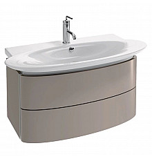 Тумба серый титан глянец 83 см Jacob Delafon Presquile EB1104-N21