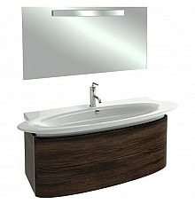 Тумба палисандр шпон 109 см 2 ящика Jacob Delafon Presquile EB1105-V13